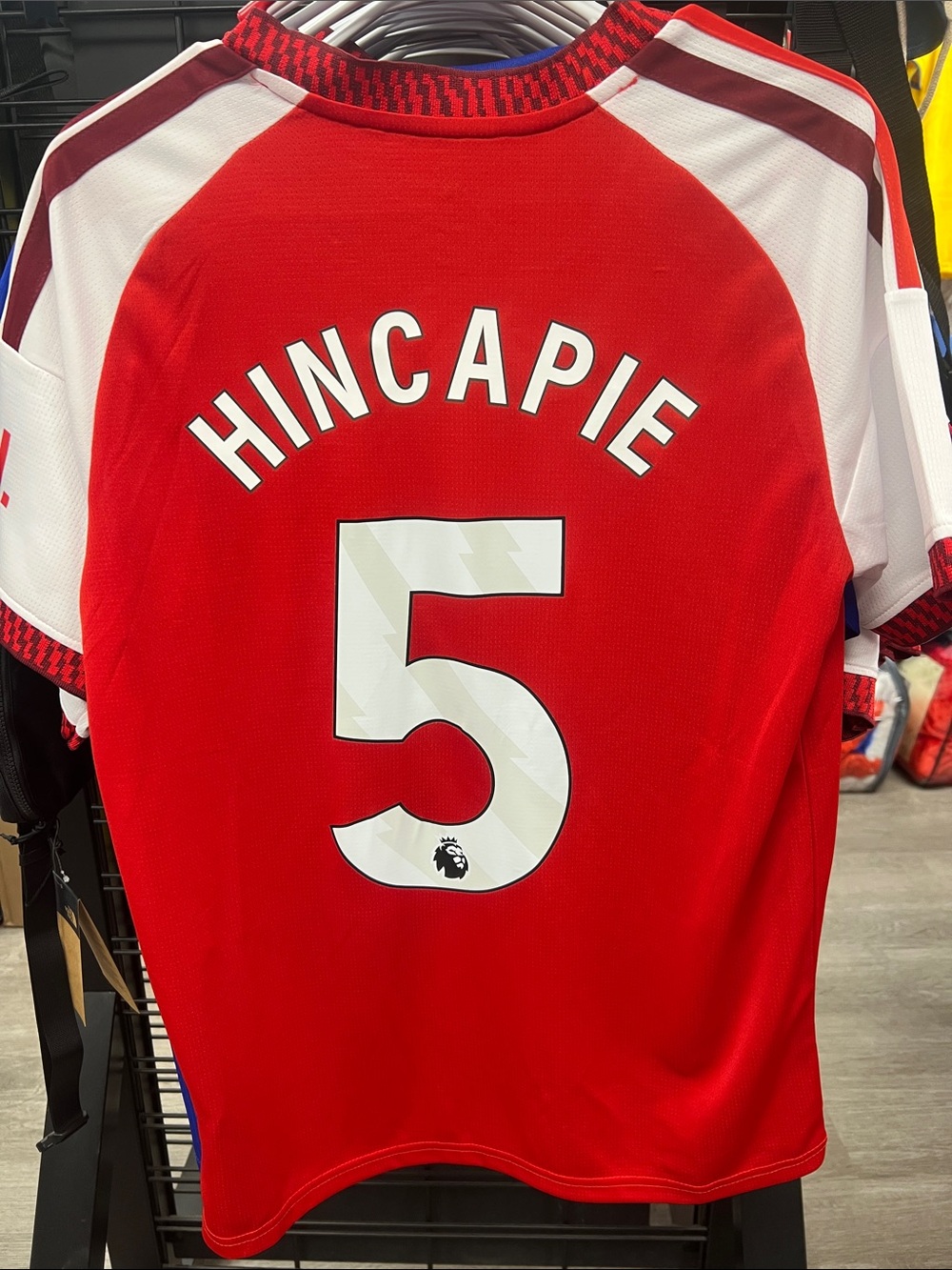Hincapie arsenal jersey 26-27 adult